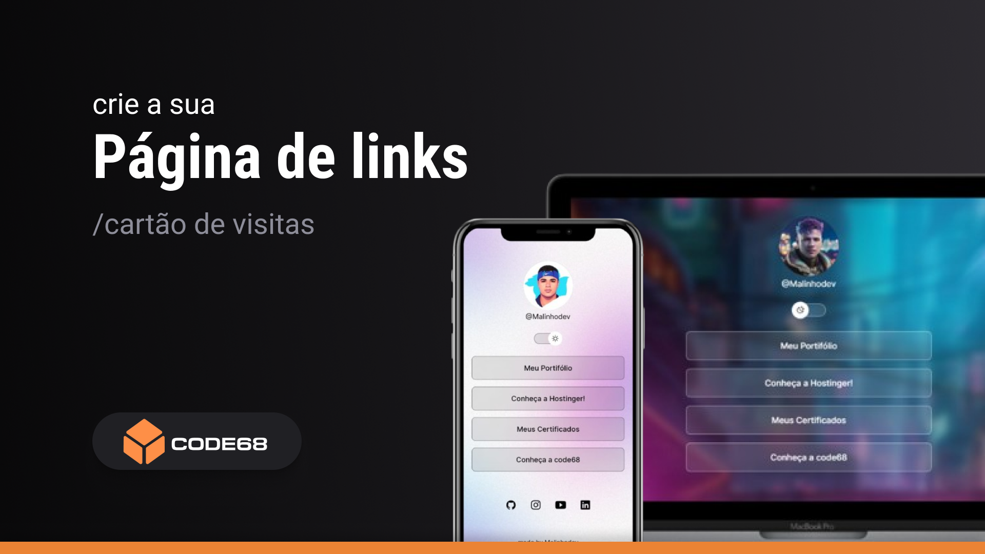 página de links